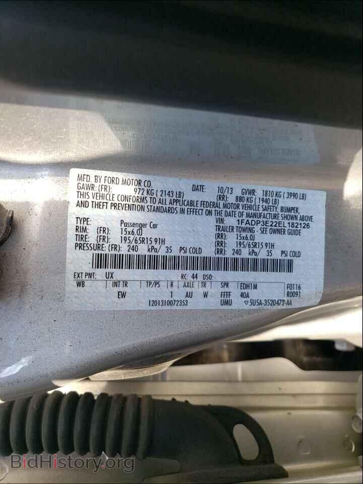 2014 FORD FOCUS - VIN: 1FADP3E22EL182126 - Photo 10