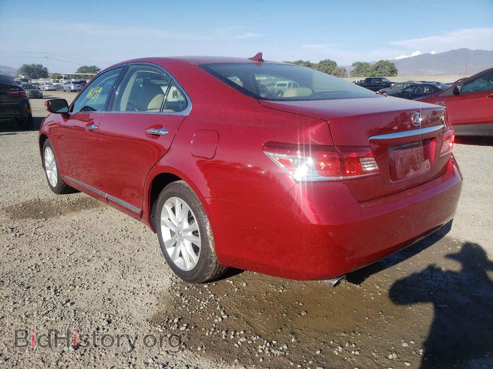2012 LEXUS ES350 - VIN: JTHBK1EG3C2477477 - Фото 3