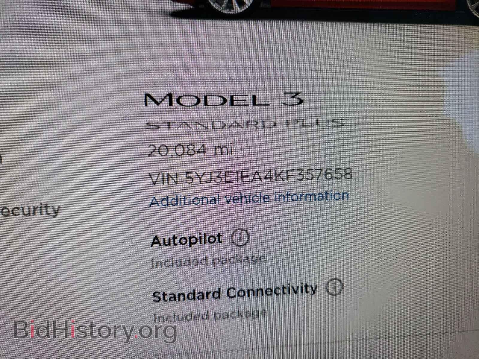 2019 TESLA MODEL 3 - VIN: 5YJ3E1EA4KF357658 - Photo 8
