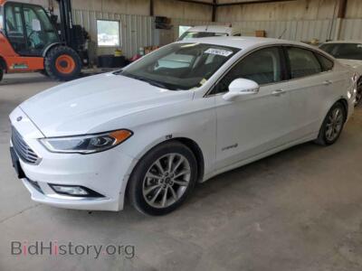 2017 Ford FUSION SE Hybrid, white — VIN 3FA6P0LU0HR409122, Copart
