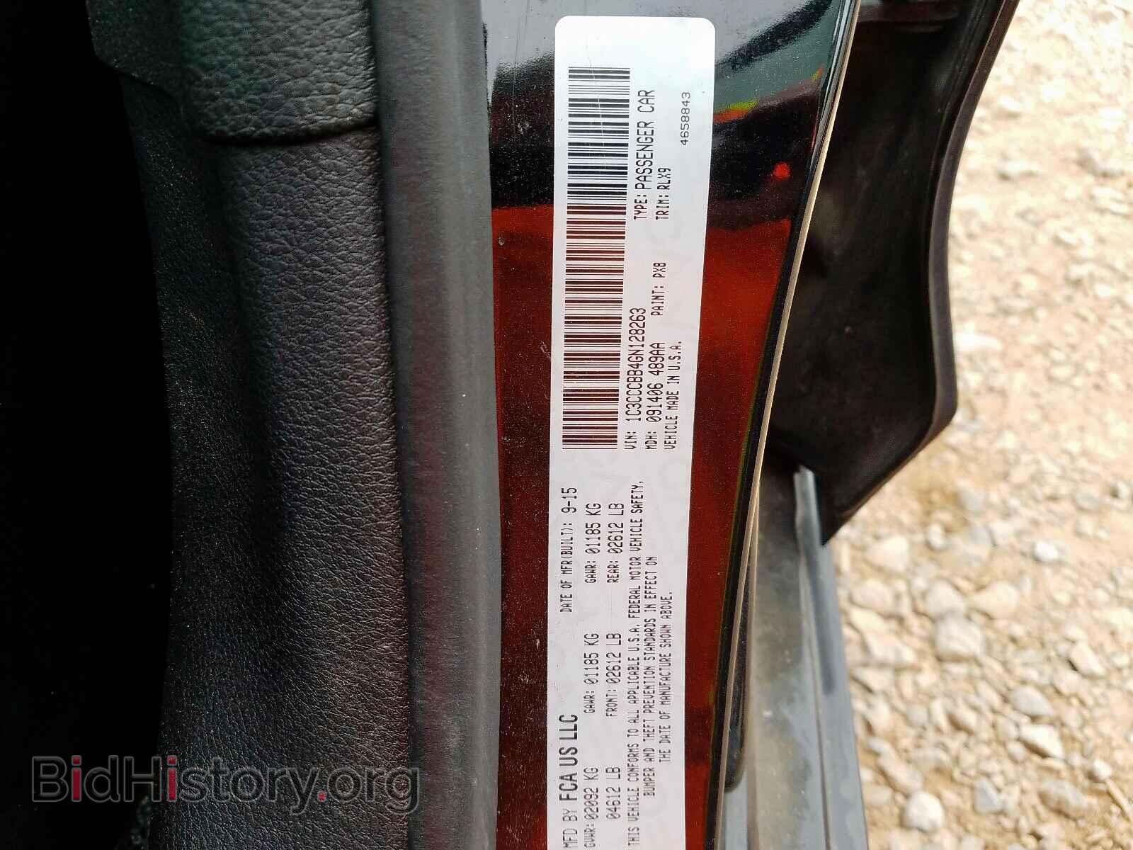 2016 CHRYSLER 200 - VIN: 1C3CCCBB4GN128263 - Photo 10