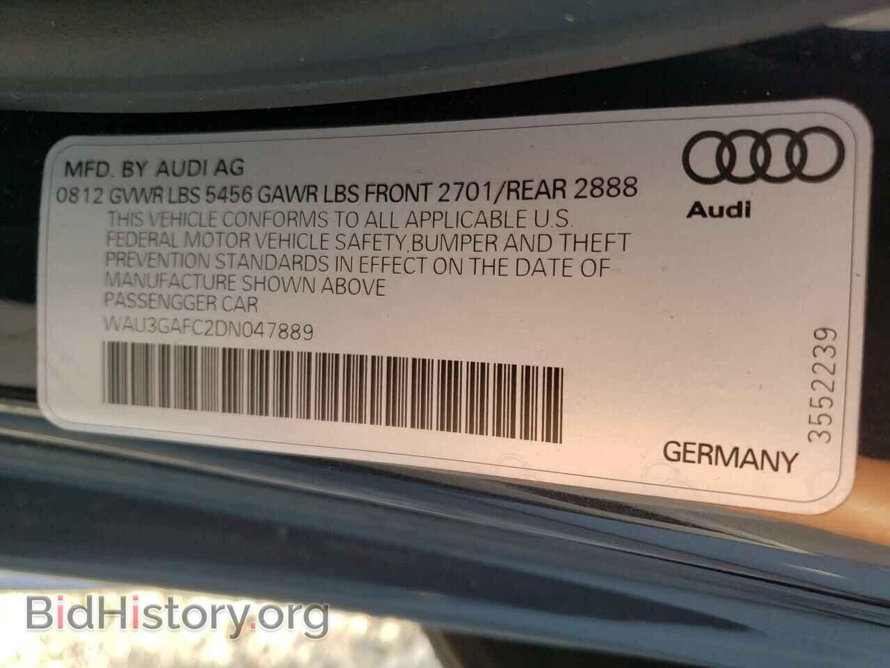 2013 AUDI A7 - VIN: WAU3GAFC2DN047889 - Photo 10