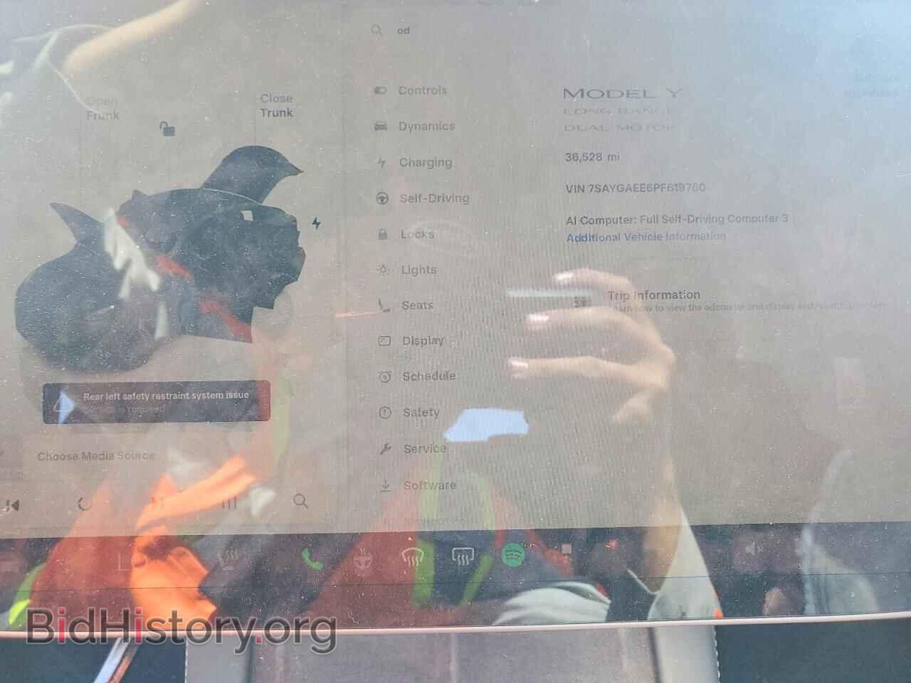 2023 TESLA MODEL Y - VIN: 7SAYGAEE6PF619760 - Photo 9