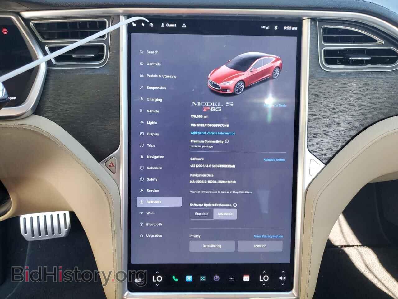 2013 TESLA MODEL S - VIN: 5YJSA1DP0DFP17346 - Фото 9