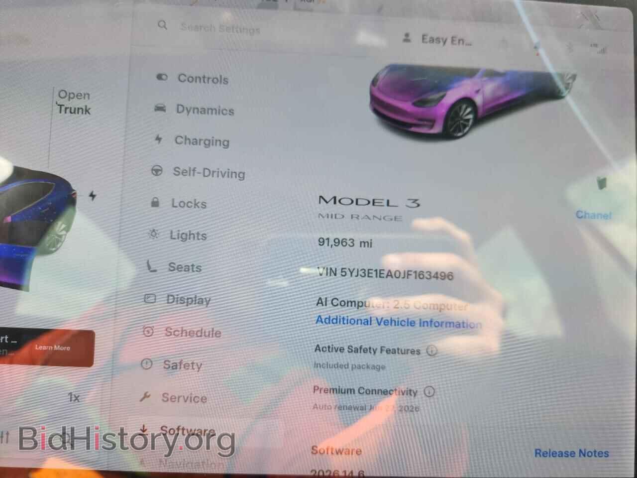 2018 TESLA MODEL 3 - VIN: 5YJ3E1EA0JF163496 - Фото 9