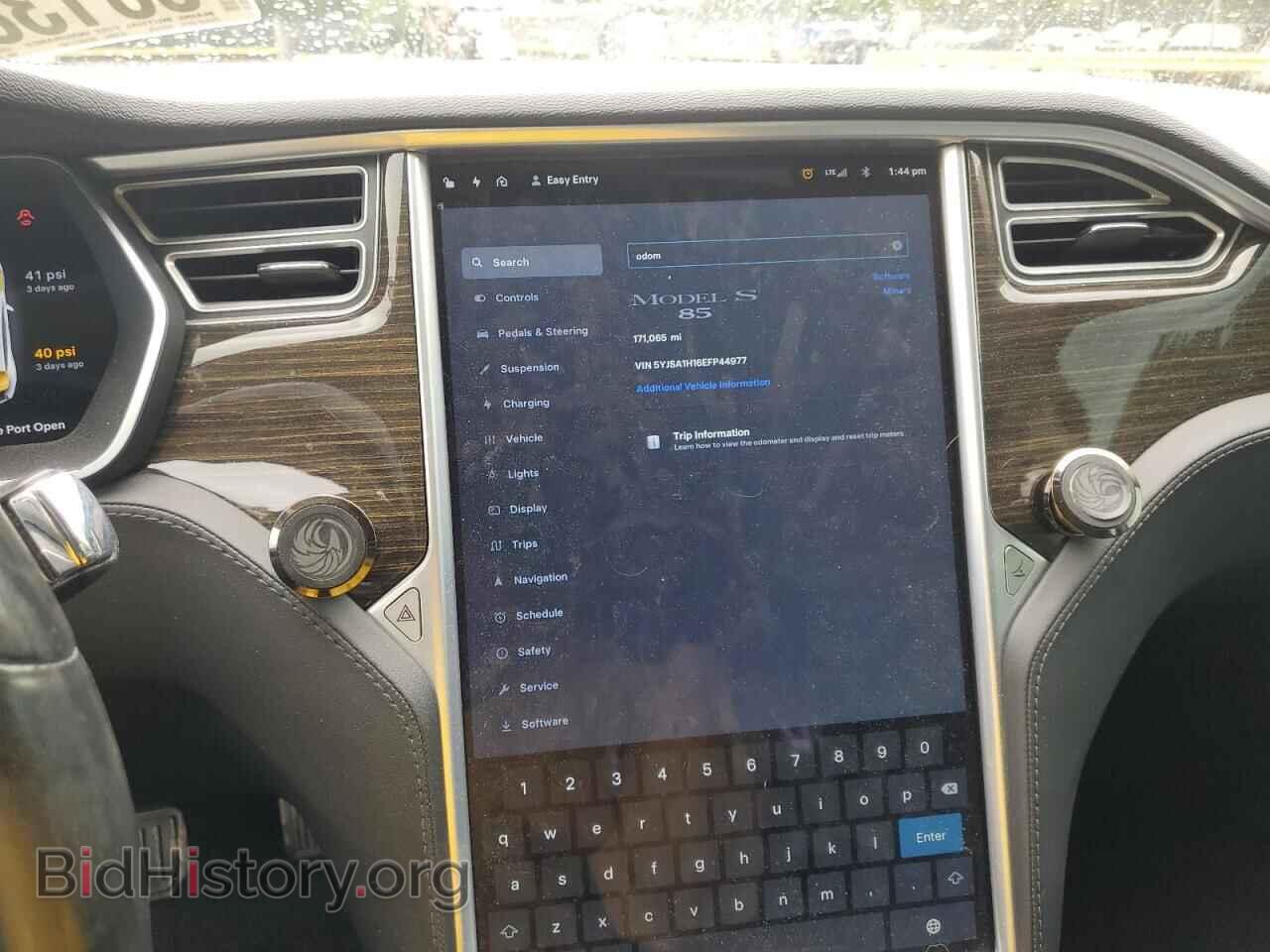 2014 TESLA MODEL S - VIN: 5YJSA1H16EFP44977 - Фото 9