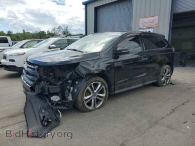 2016 Ford EDGE Sport, черный — VIN 2FMPK4AP2GBB56900, Copart