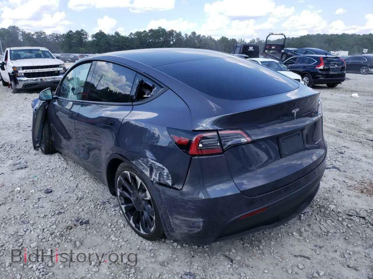 2021 TESLA MODEL Y - VIN: 5YJYGDEE2MF287469 - Фото 3