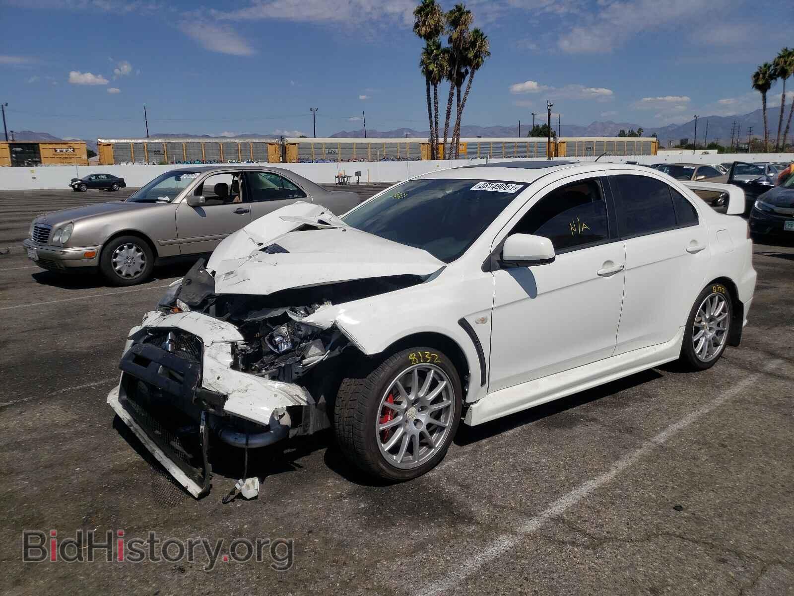 2012 MITSUBISHI EVO - VIN: JA32W8FV8CU009890 - Фото 2