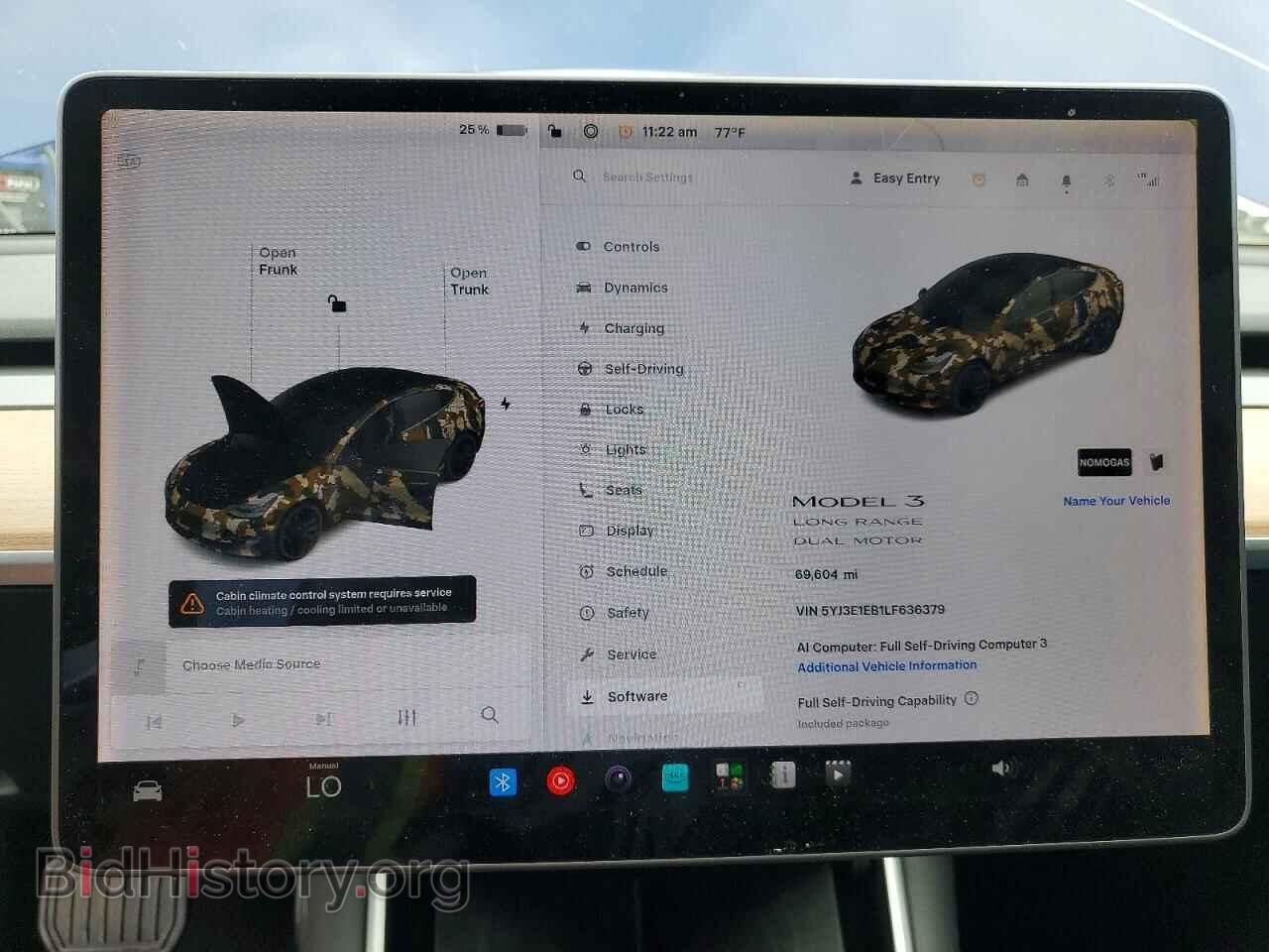 2020 TESLA MODEL 3 - VIN: 5YJ3E1EB1LF636379 - Photo 9