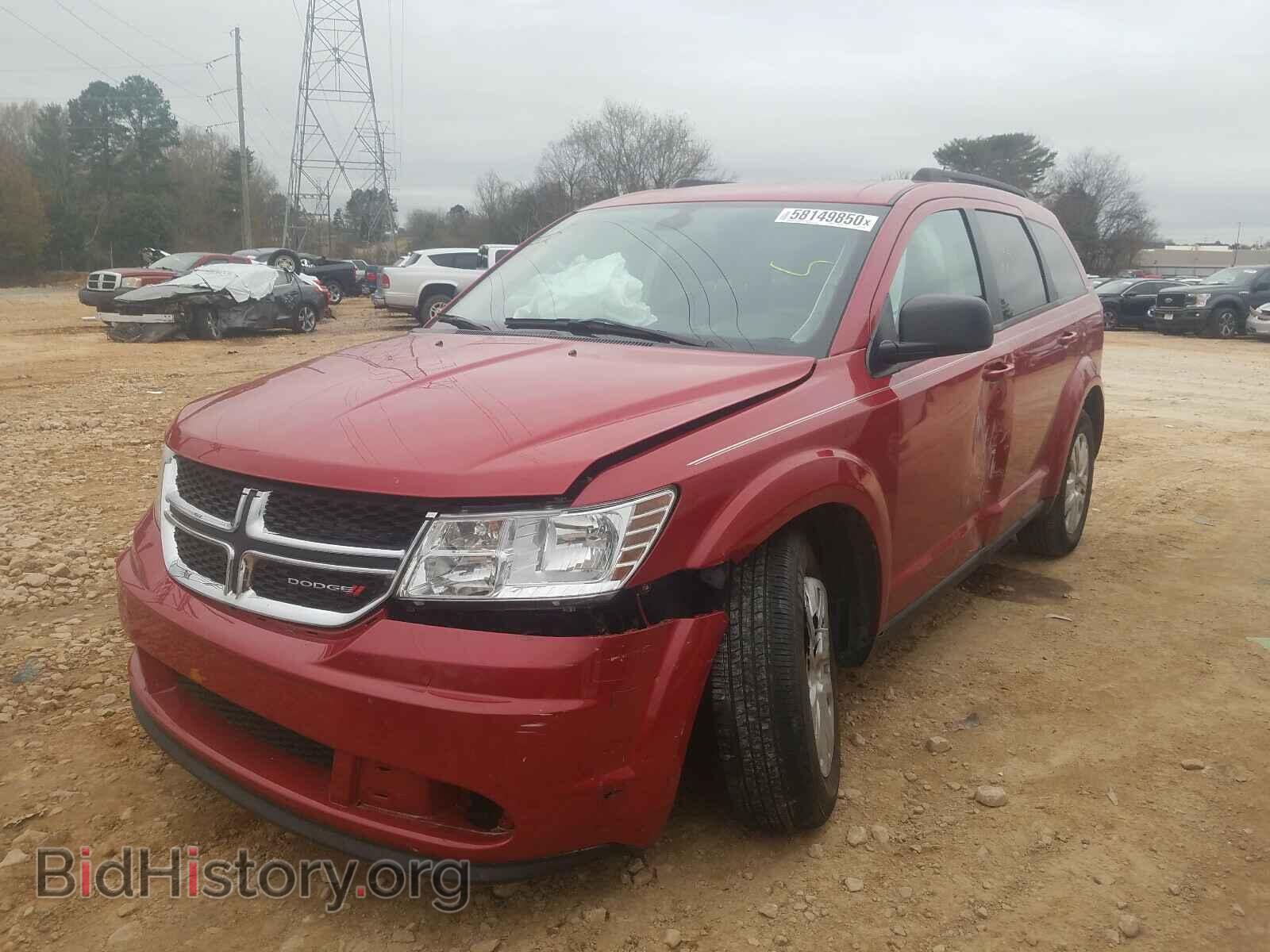 2018 DODGE JOURNEY - VIN: 3C4PDCAB3JT384140 - Фото 2
