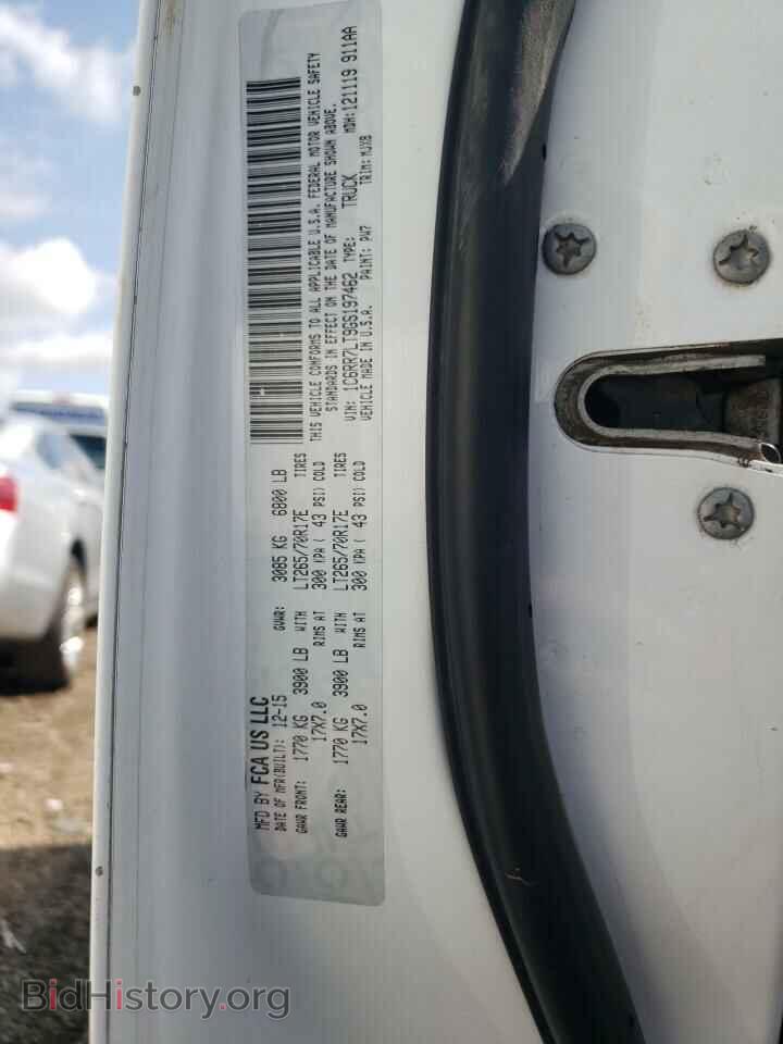 2016 RAM 1500 - VIN: 1C6RR7LT9GS197462 - Фото 10