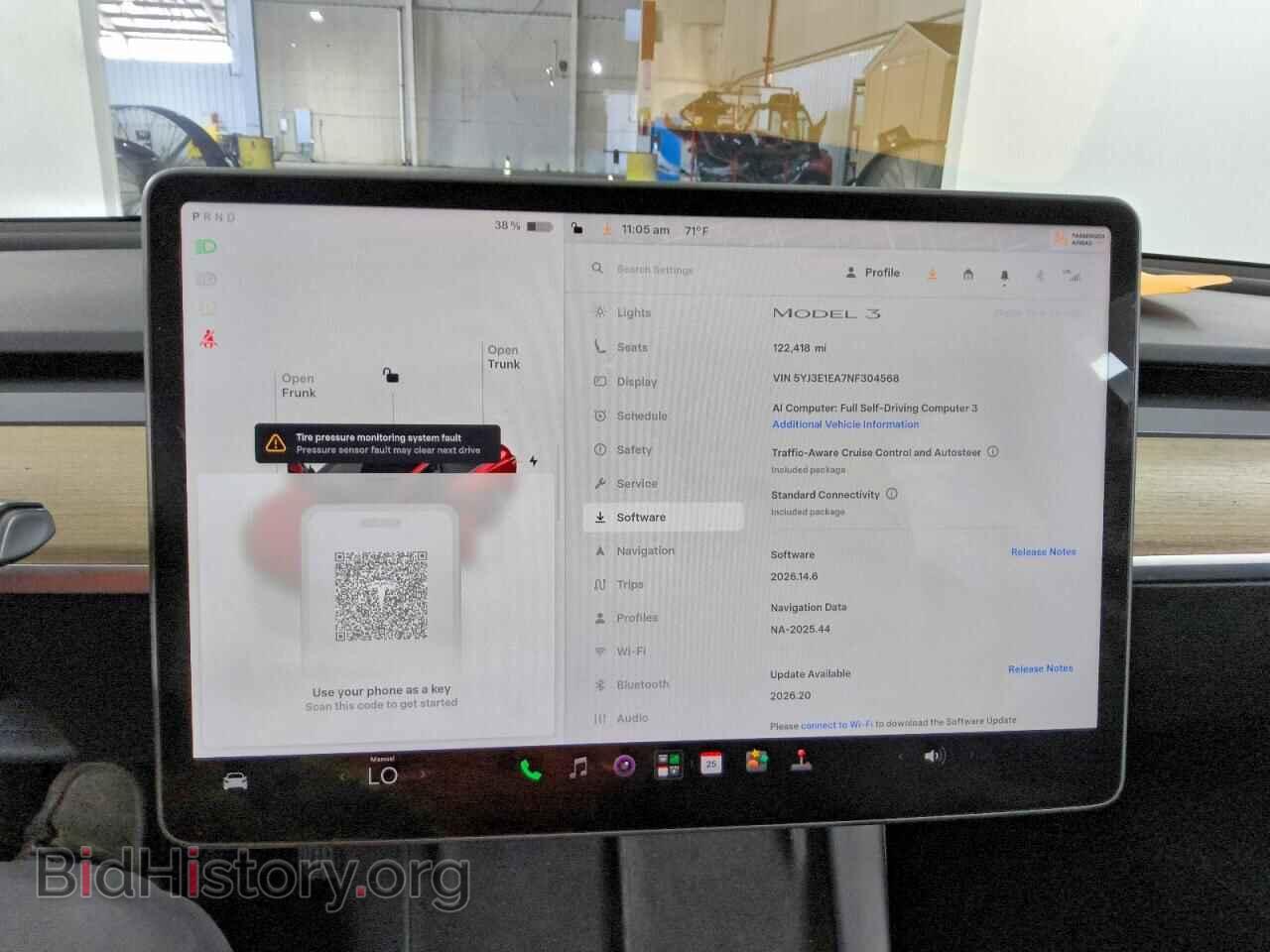 2022 TESLA MODEL 3 - VIN: 5YJ3E1EA7NF304568 - Фото 9