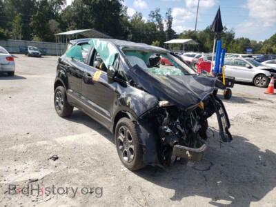 2020 Ford ECOSPORT Ecosport S, черный — VIN MAJ3S2FE2LC384877, Copart