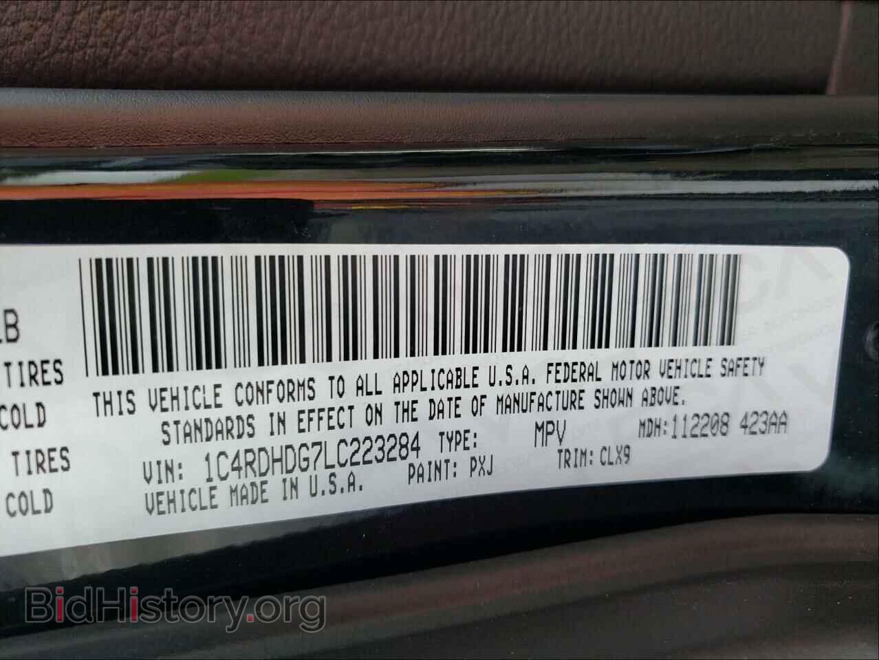 2020 DODGE DURANGO - VIN: 1C4RDHDG7LC223284 - Фото 10