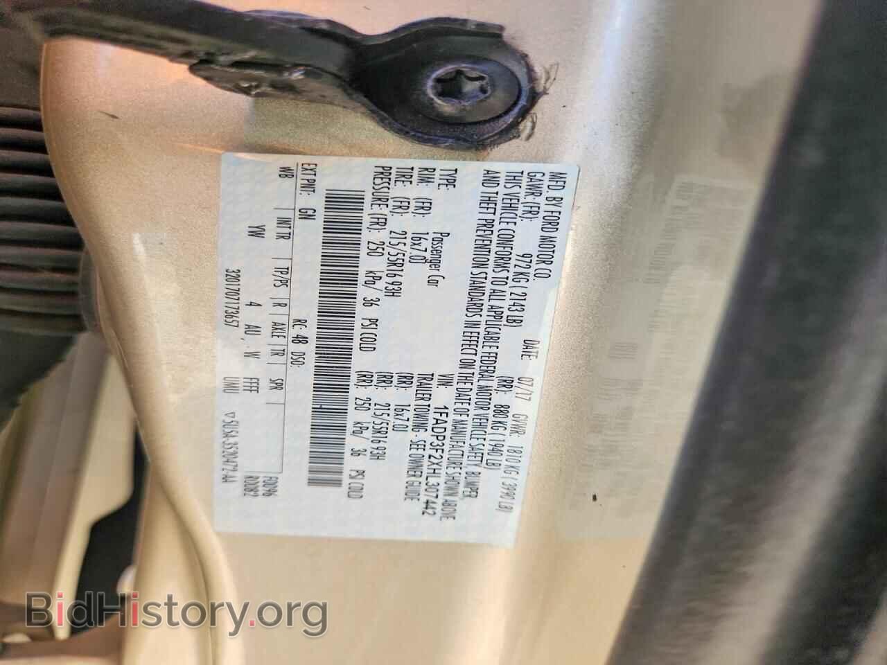 2017 FORD FOCUS - VIN: 1FADP3F2XHL307442 - Photo 13