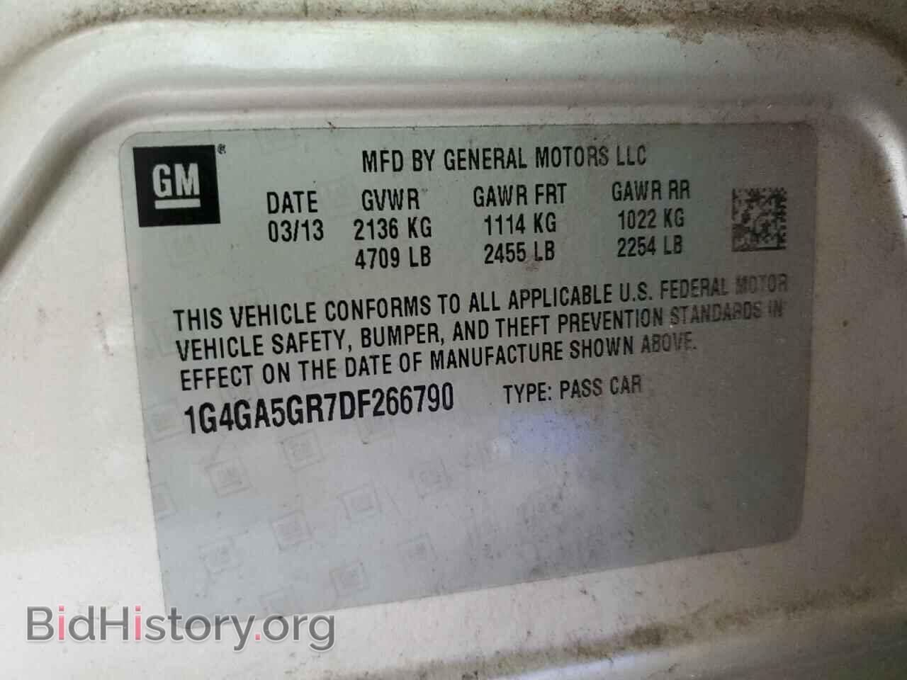 2013 BUICK LACROSSE - VIN: 1G4GA5GR7DF266790 - Photo 10