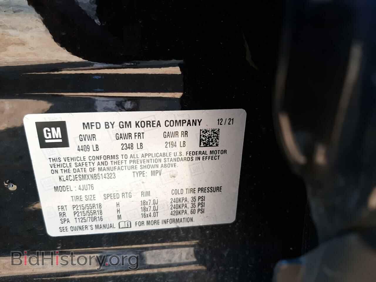 2022 BUICK ENCORE - VIN: KL4CJESMXNB514323 - Photo 10