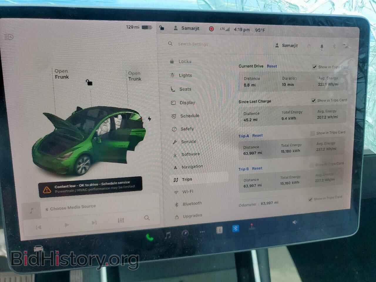 2021 TESLA MODEL Y - VIN: 5YJYGDED8MF106950 - Photo 9