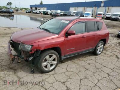 2014 Jeep COMPASS Limited, red — VIN 1C4NJDCB2ED765671, Copart