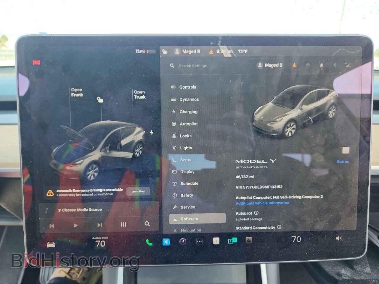 2021 TESLA MODEL Y - VIN: 5YJYGDED9MF103152 - Photo 9