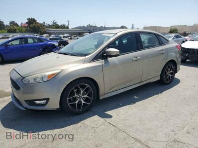 2015 Ford FOCUS SE, beige — VIN 1FADP3F29FL281543, Copart