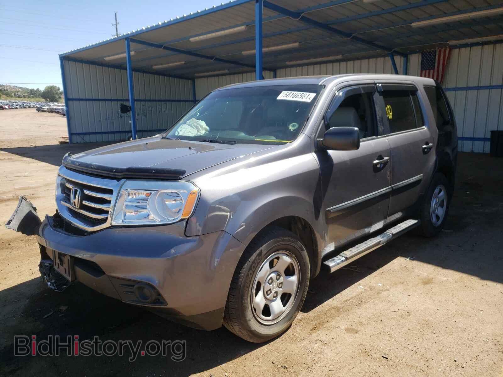 2014 HONDA PILOT - VIN: 5FNYF4H23EB014188 - Фото 2