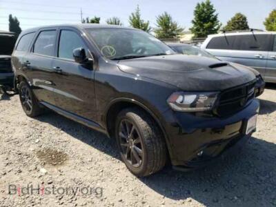 2018 Dodge DURANGO Durango GT, черный — VIN 1C4RDJDG7JC307643, Copart