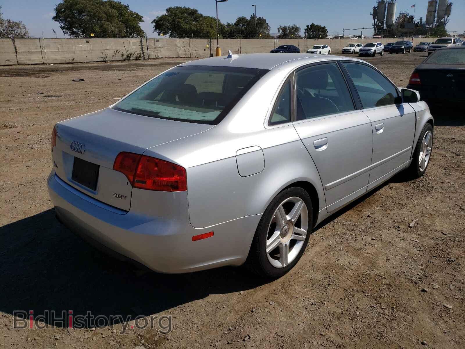 2007 AUDI A4 - VIN: WAUAF78E77A017262 - Фото 4