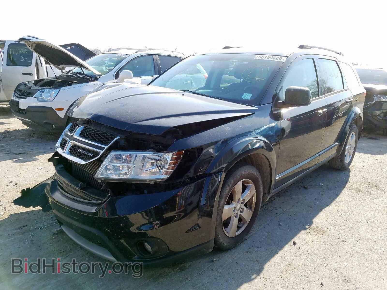 2012 DODGE JOURNEY - VIN: 3C4PDCBG7CT161144 - Фото 2
