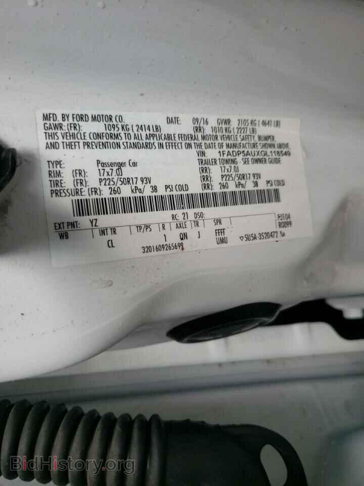 2016 FORD CMAX - VIN: 1FADP5AUXGL118549 - Photo 10
