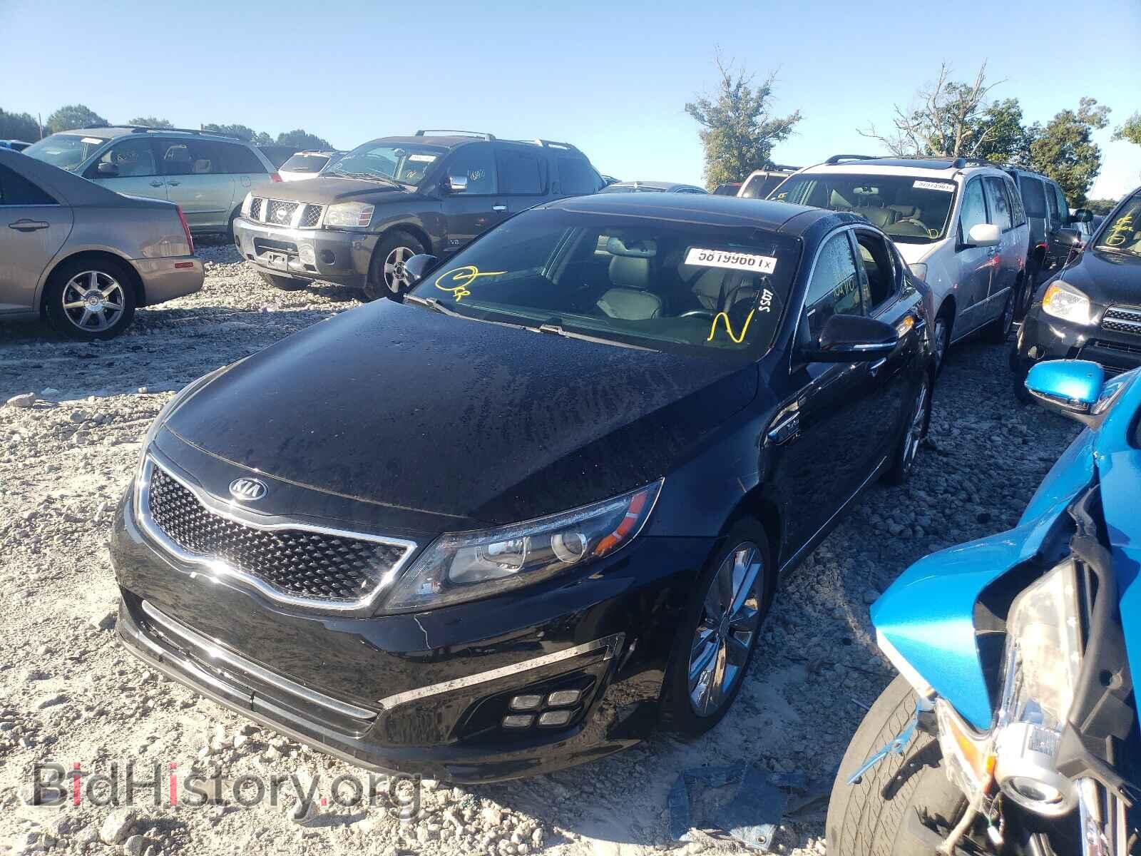 2015 KIA OPTIMA - VIN: 5XXGR4A63FG454443 - Фото 2
