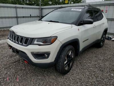 2017 Jeep COMPASS Trailhawk, белый — VIN 3C4NJDDB2HT646693, Copart