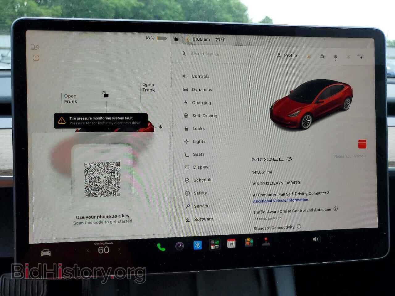 2022 TESLA MODEL 3 - VIN: 5YJ3E1EA7NF369470 - Photo 9