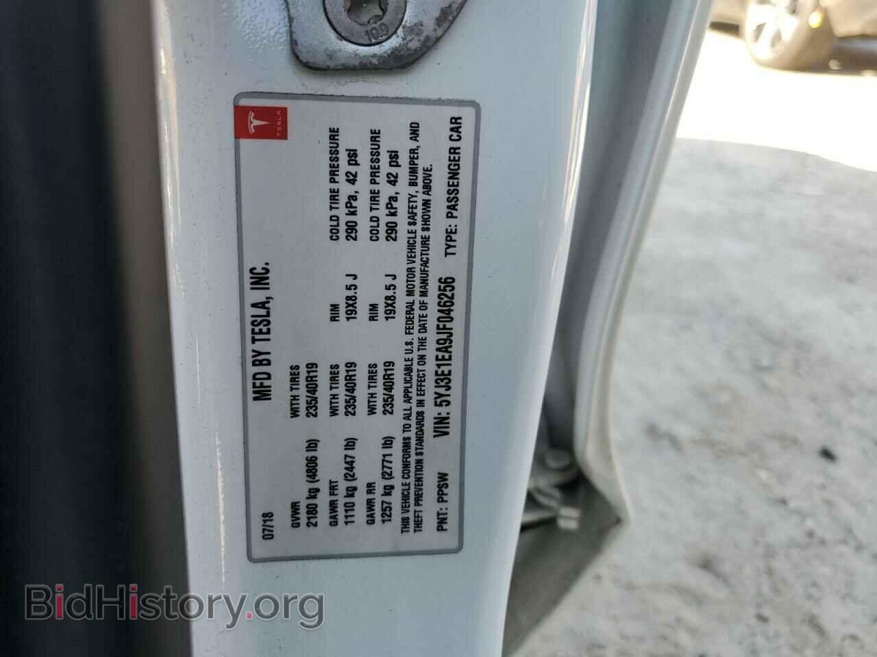 2018 TESLA MODEL 3 - VIN: 5YJ3E1EA9JF046256 - Photo 14