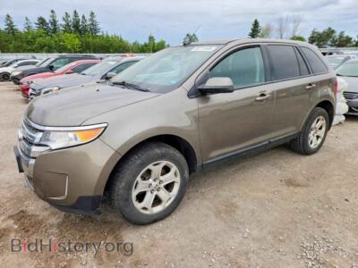 2013 Ford EDGE SEL, tan — VIN 2FMDK3JC5DBC93450, Copart