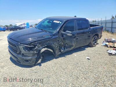 2022 RAM 1500 Big Horn/Lone Star, black — VIN 1C6RRFFG4NN295612, Copart
