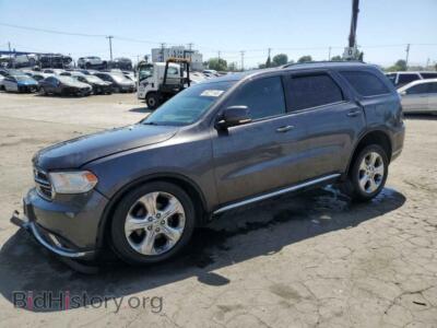 2015 Dodge DURANGO Limited, темно-серый — VIN 1C4RDJDG9FC240552, Copart