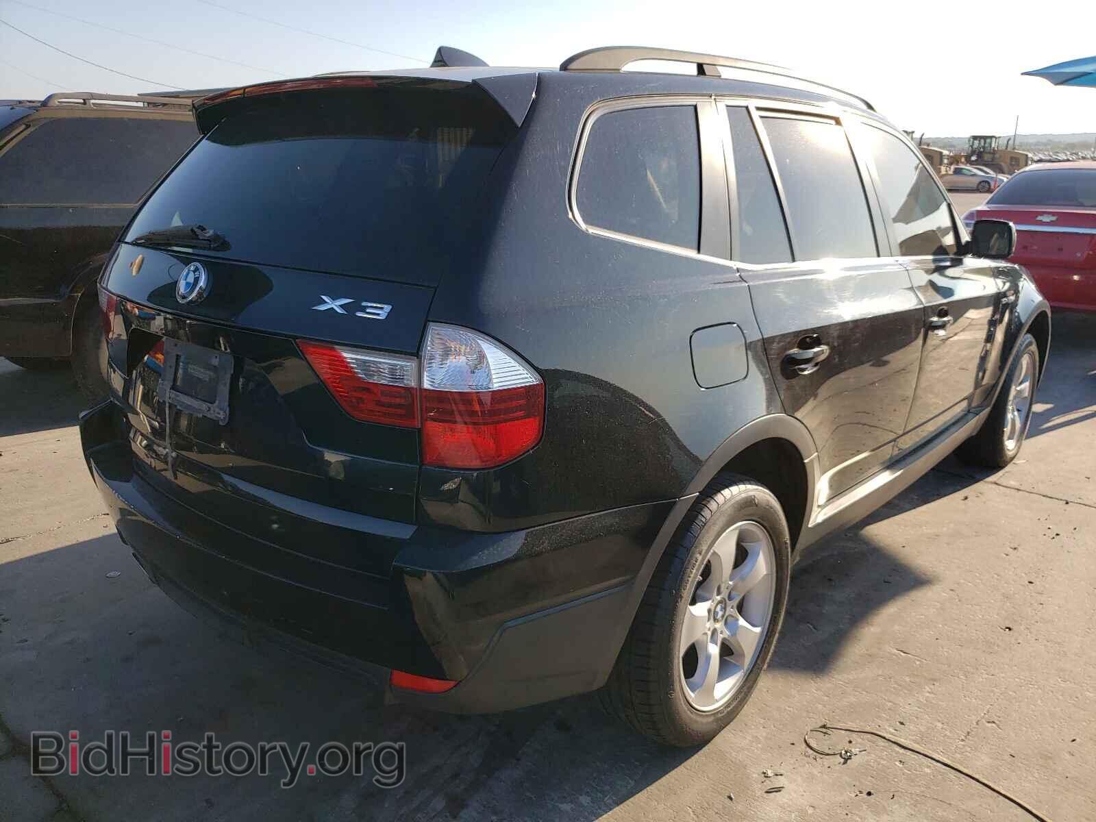 2007 BMW X3 - VIN: WBXPC93447WF24984 - Фото 4