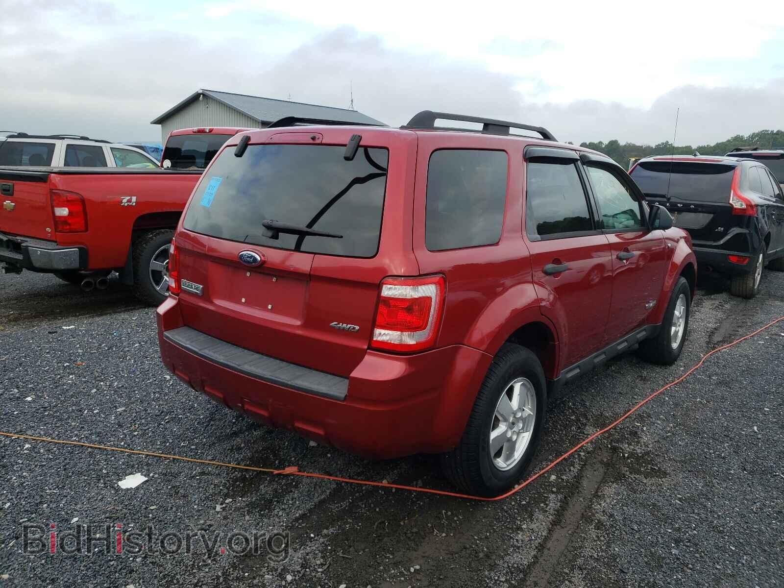 2008 FORD ESCAPE - VIN: 1FMCU93118KD40621 - Фото 4