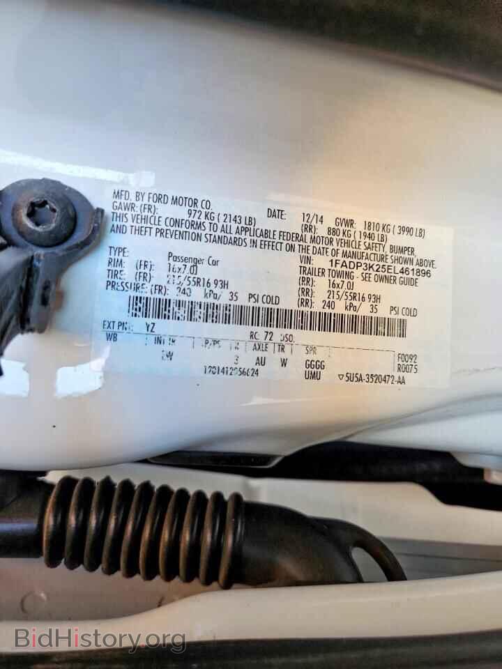 2014 FORD FOCUS - VIN: 1FADP3K25EL461896 - Photo 12