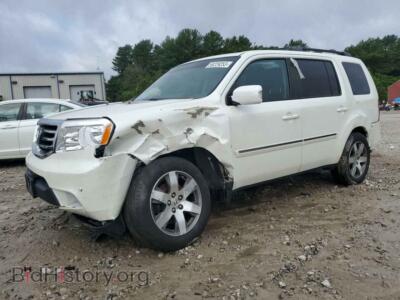 2014 Honda PILOT Pilot Tour, white — VIN 5FNYF4H93EB055305, Copart