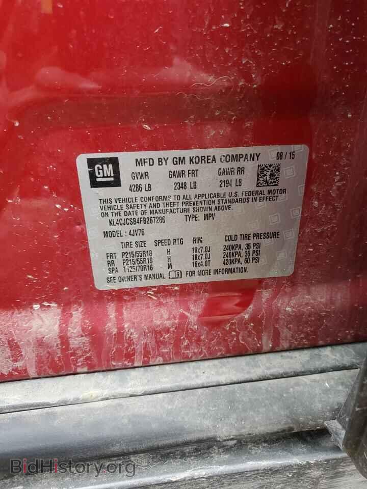 2015 BUICK ENCORE - VIN: KL4CJCSB4FB267286 - Photo 12