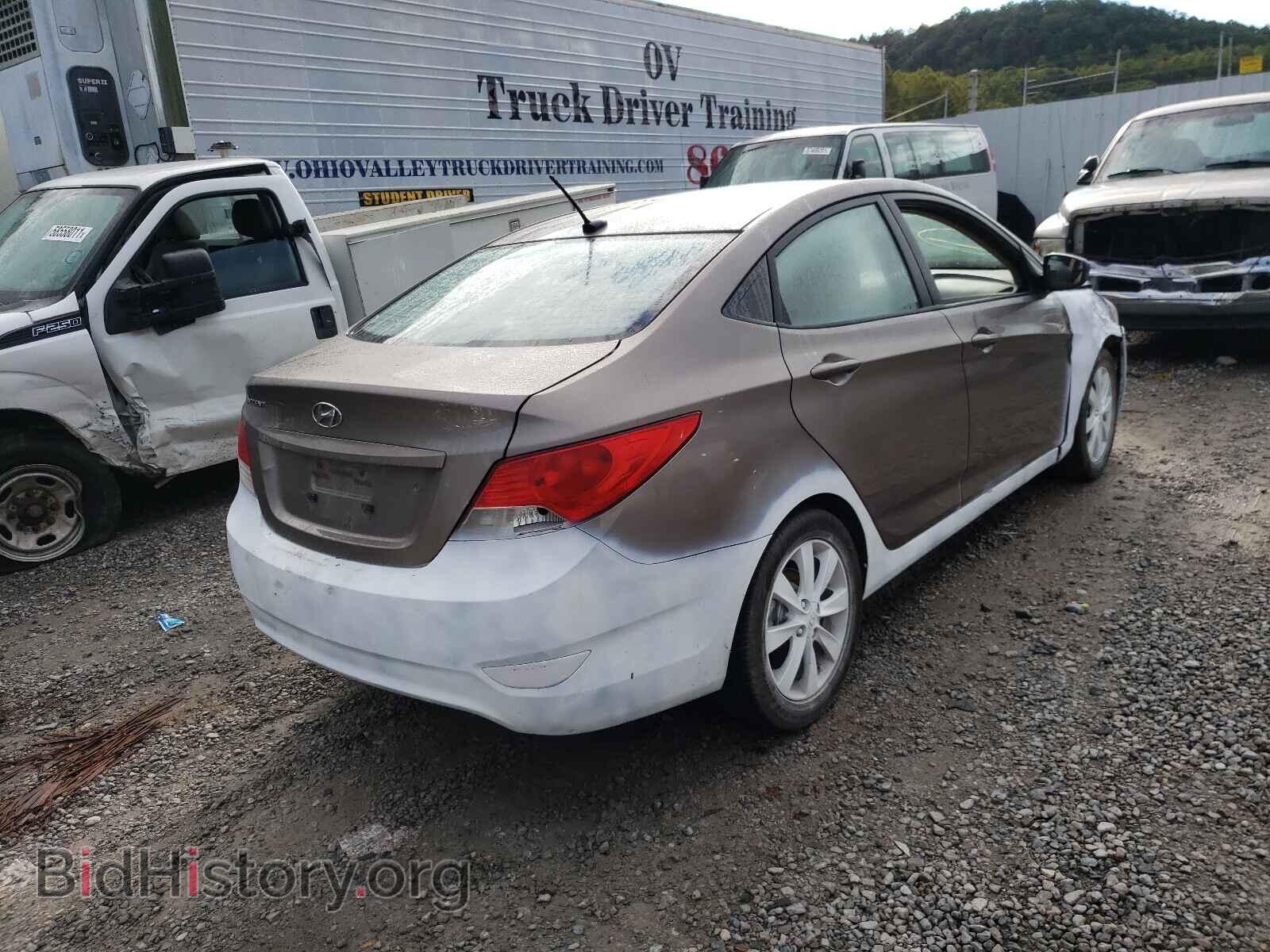 2012 HYUNDAI ACCENT - VIN: KMHCU4AE9CU115918 - Фото 4