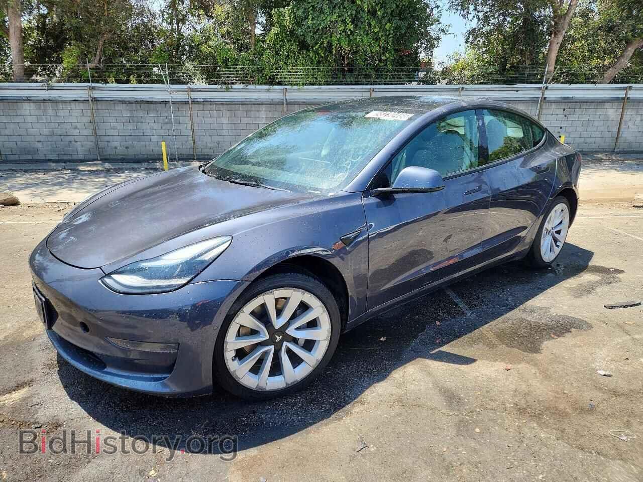 Photo 5YJ3E1EA2NF187126 - TESLA MODEL 3 2022