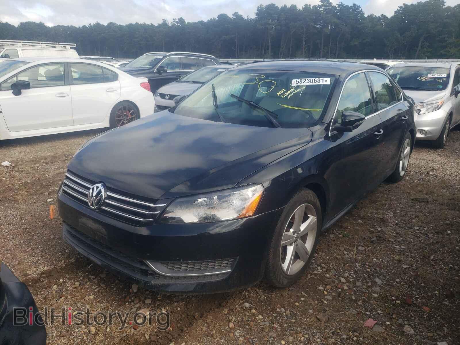 2012 VOLKSWAGEN PASSAT - VIN: 1VWBP7A31CC017105 - Фото 2