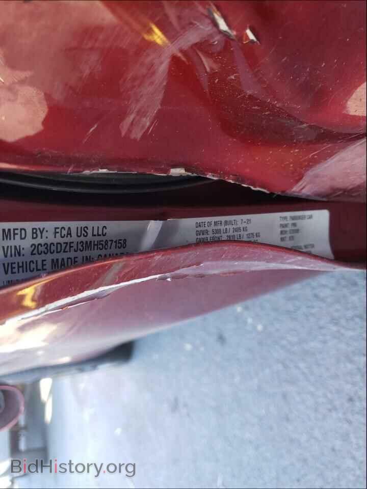 2021 DODGE CHALLENGER - VIN: 2C3CDZFJ3MH587158 - Фото 10