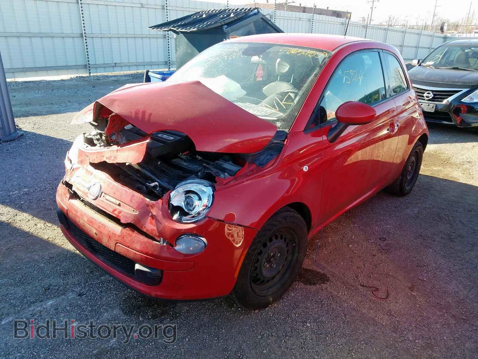 2015 FIAT 500 - VIN: 3C3CFFAR3FT500293 - Фото 2