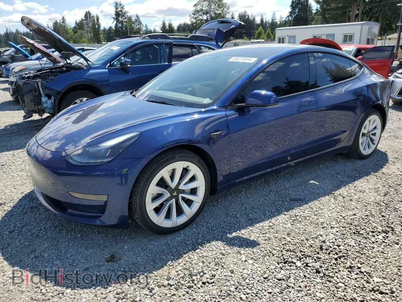 Photo 5YJ3E1EA6NF295247 - TESLA MODEL 3 2022