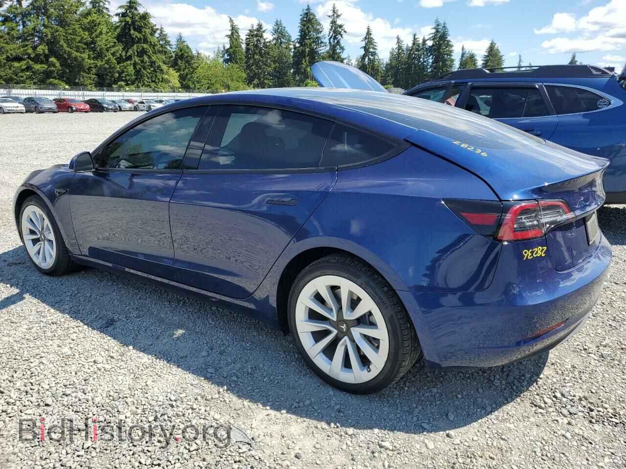 2022 TESLA MODEL 3 - VIN: 5YJ3E1EA6NF295247 - Фото 2